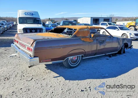 1973 Mercury Marquis из США, поврежденный, VIN 3B64A514167